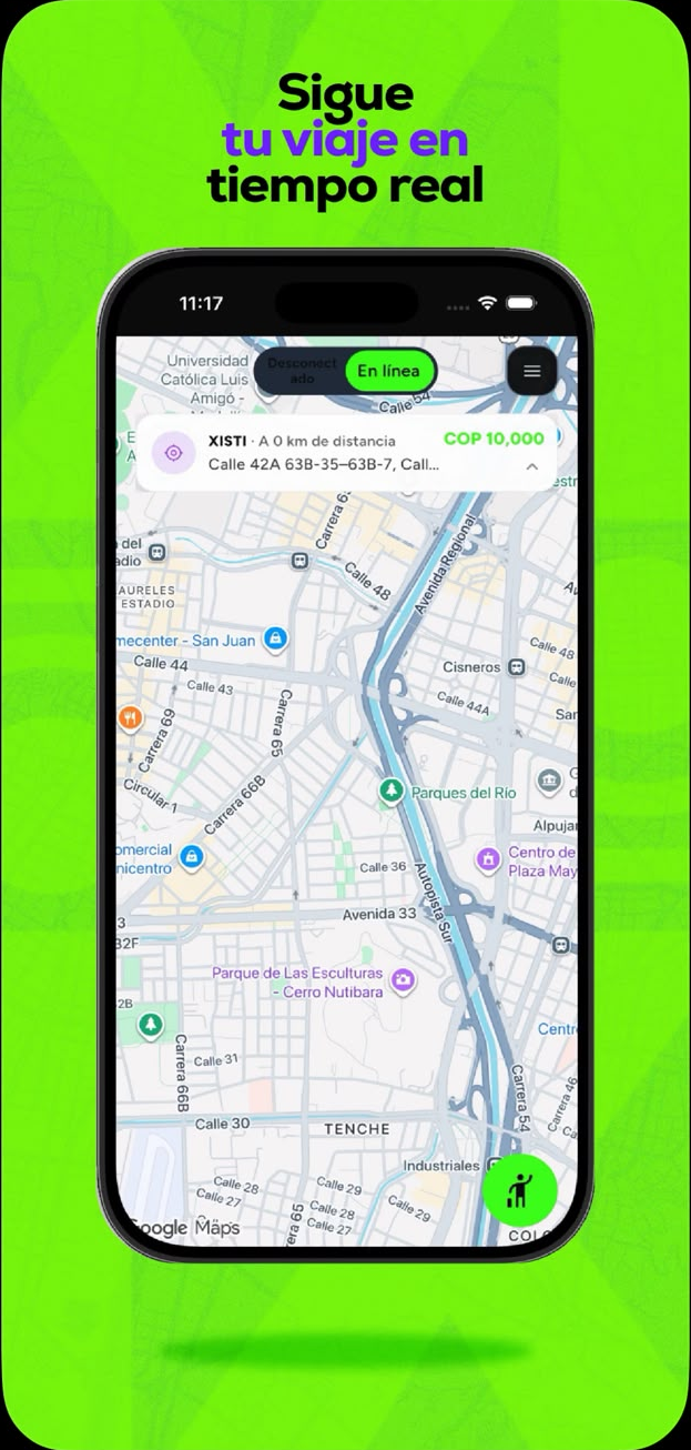 Sigue tu viaje en tiempo real — Seguimiento GPS en Xisti